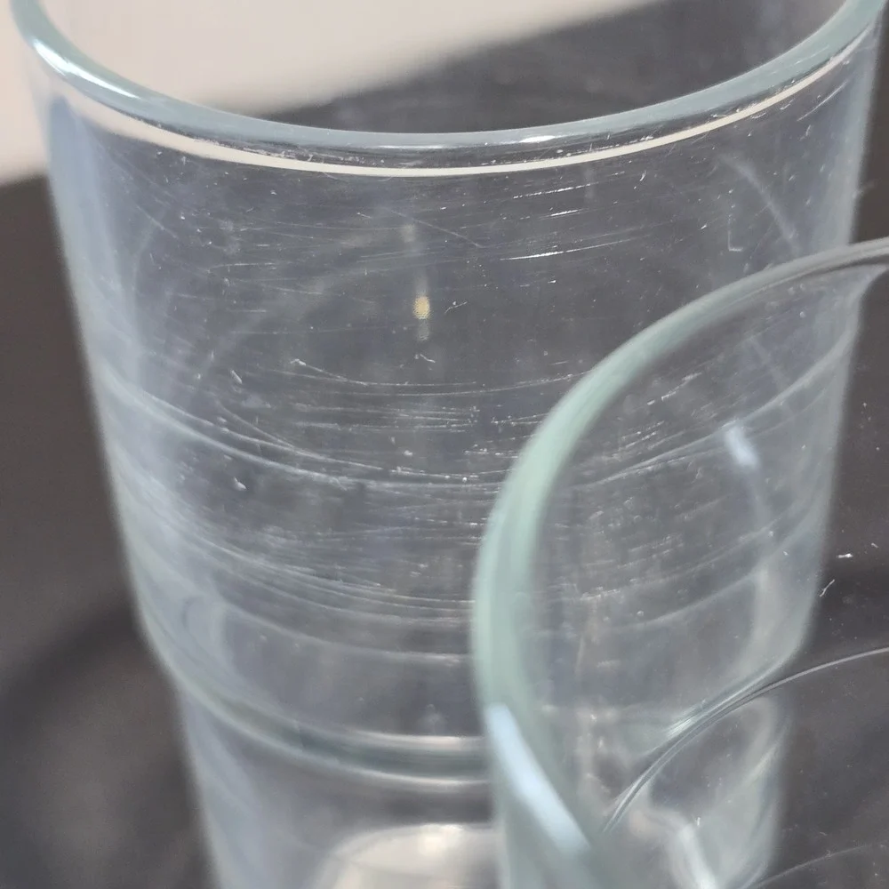 3 IKEA Svepa Glasses 10288 Stackable 4 3/4